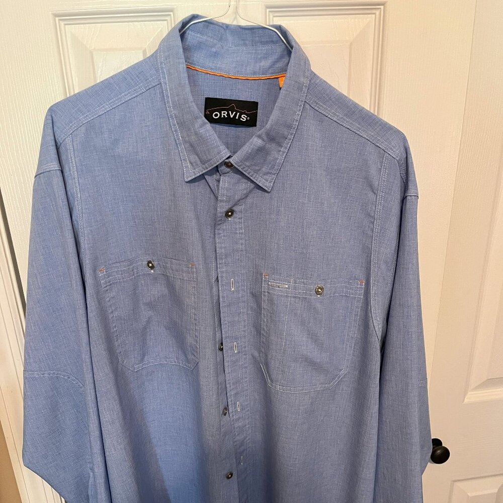 Orvis Tech Chambray Work Shirt--Long Sleeve
